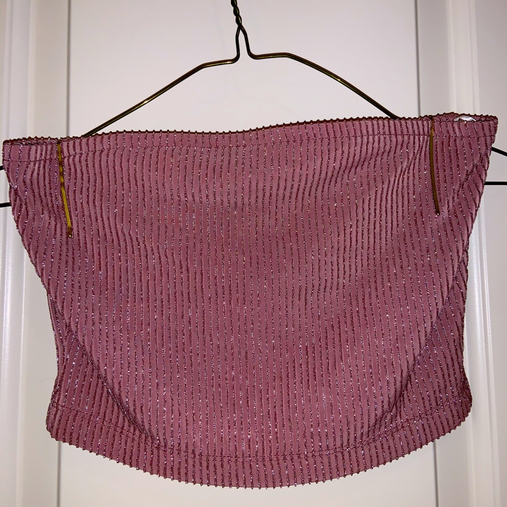 Pink Glitter Bandeau